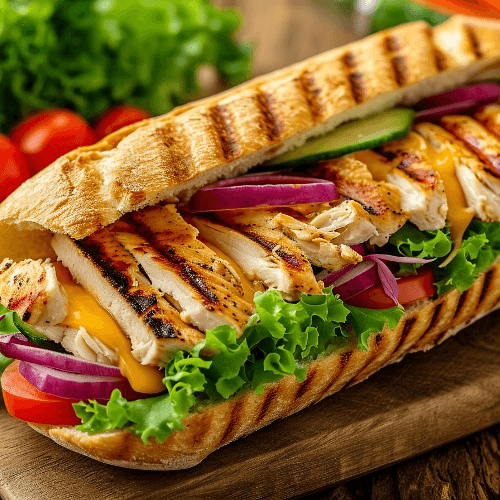 6" Grilled Chicken Sub Combo