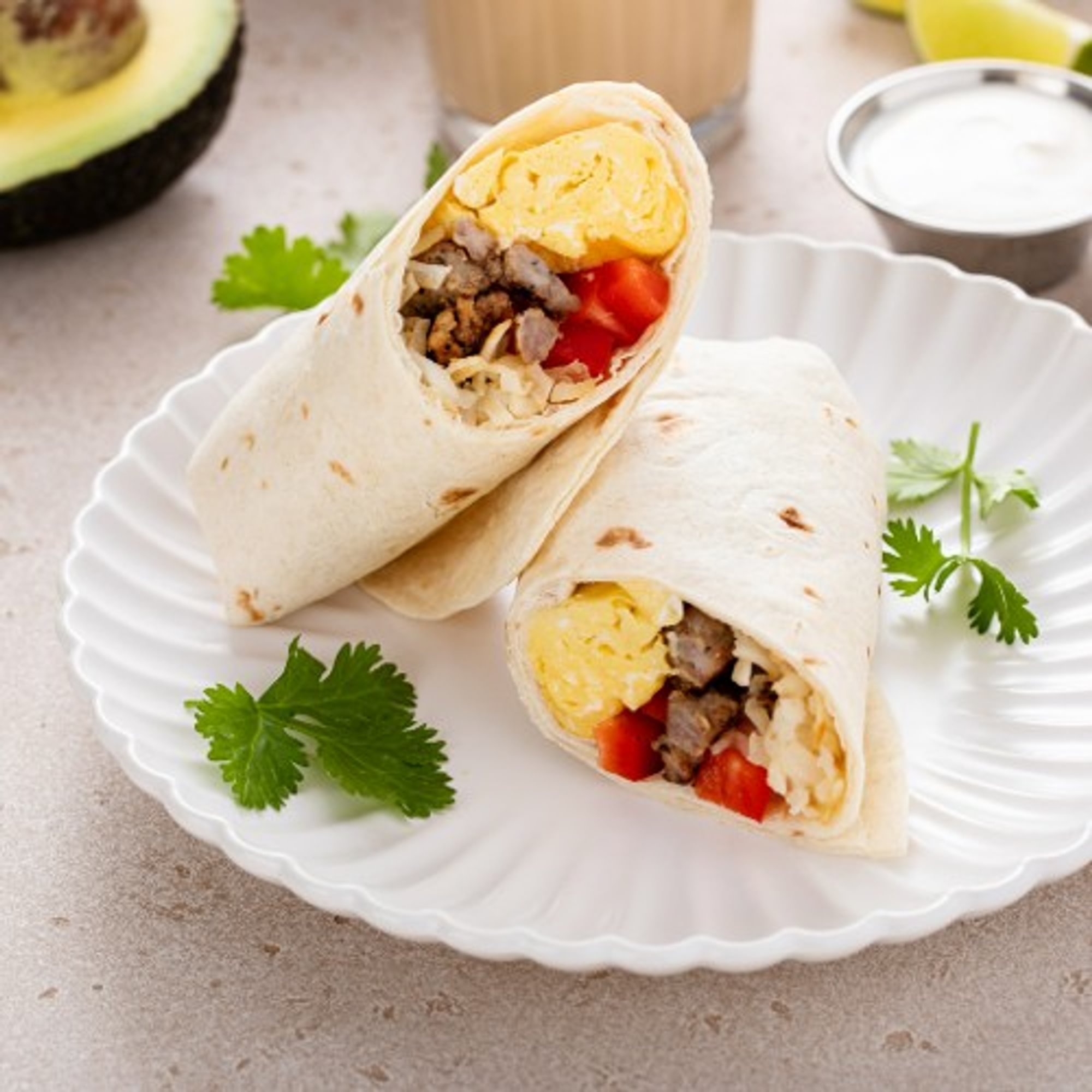 Burrito Desayuno (Breakfast Burrito)
