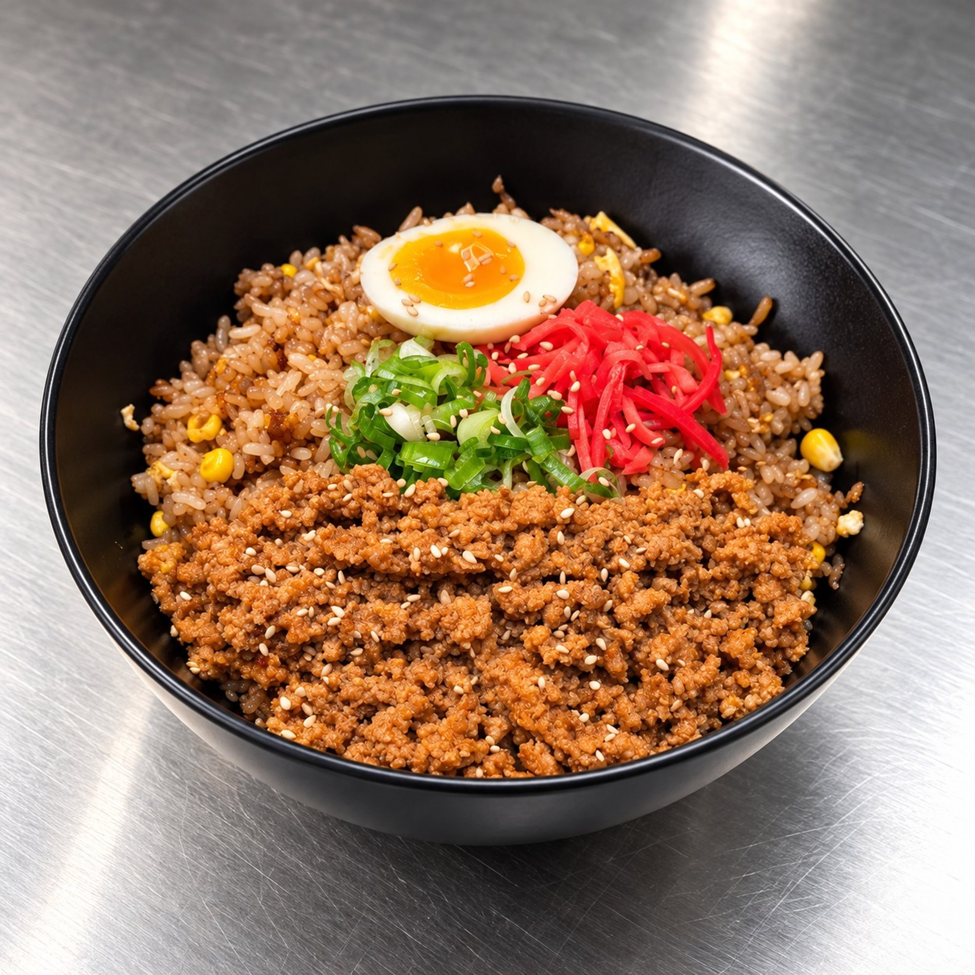 Spicy Pork Yaki Rice Bowl