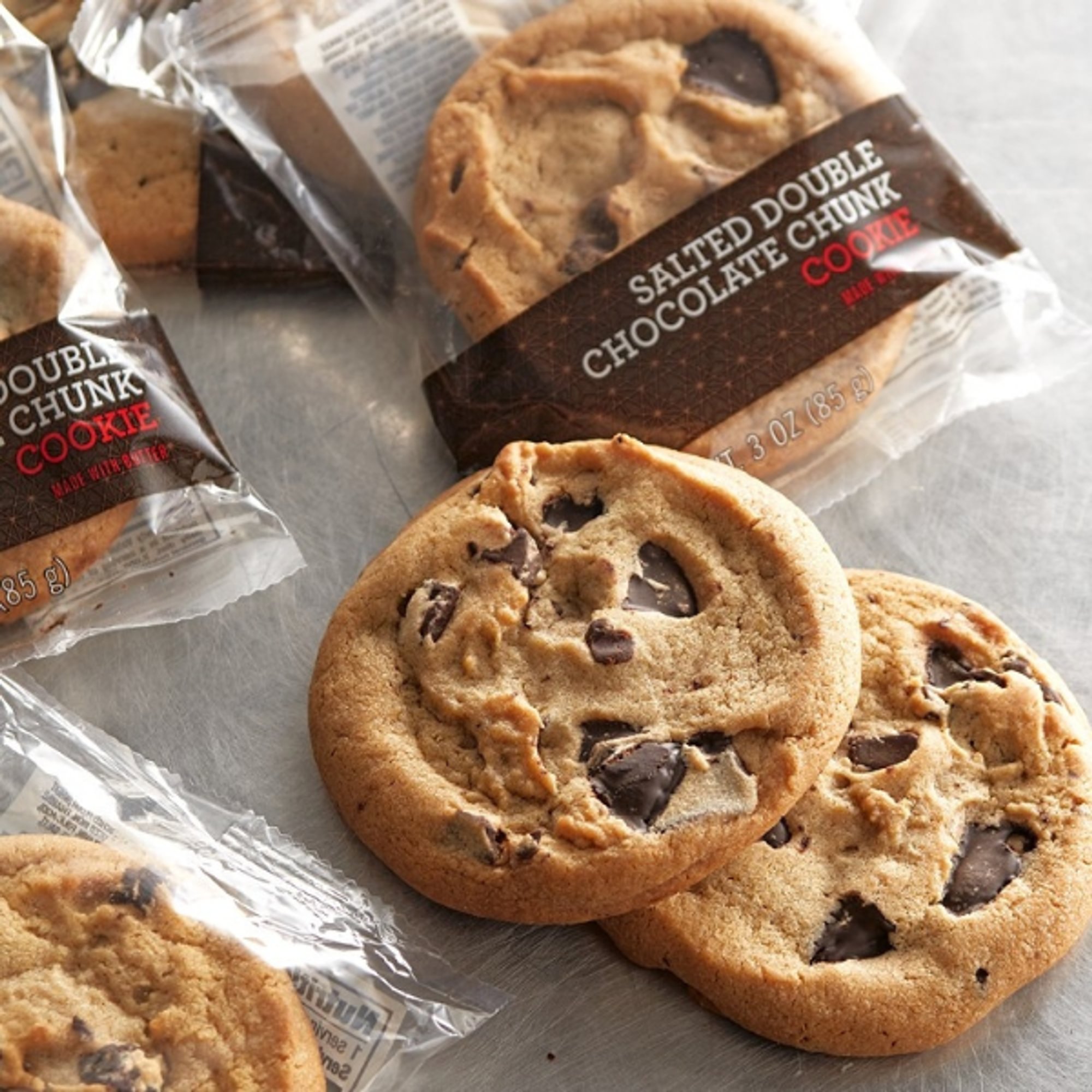 Salted Double Chocolate Chunk Cookie