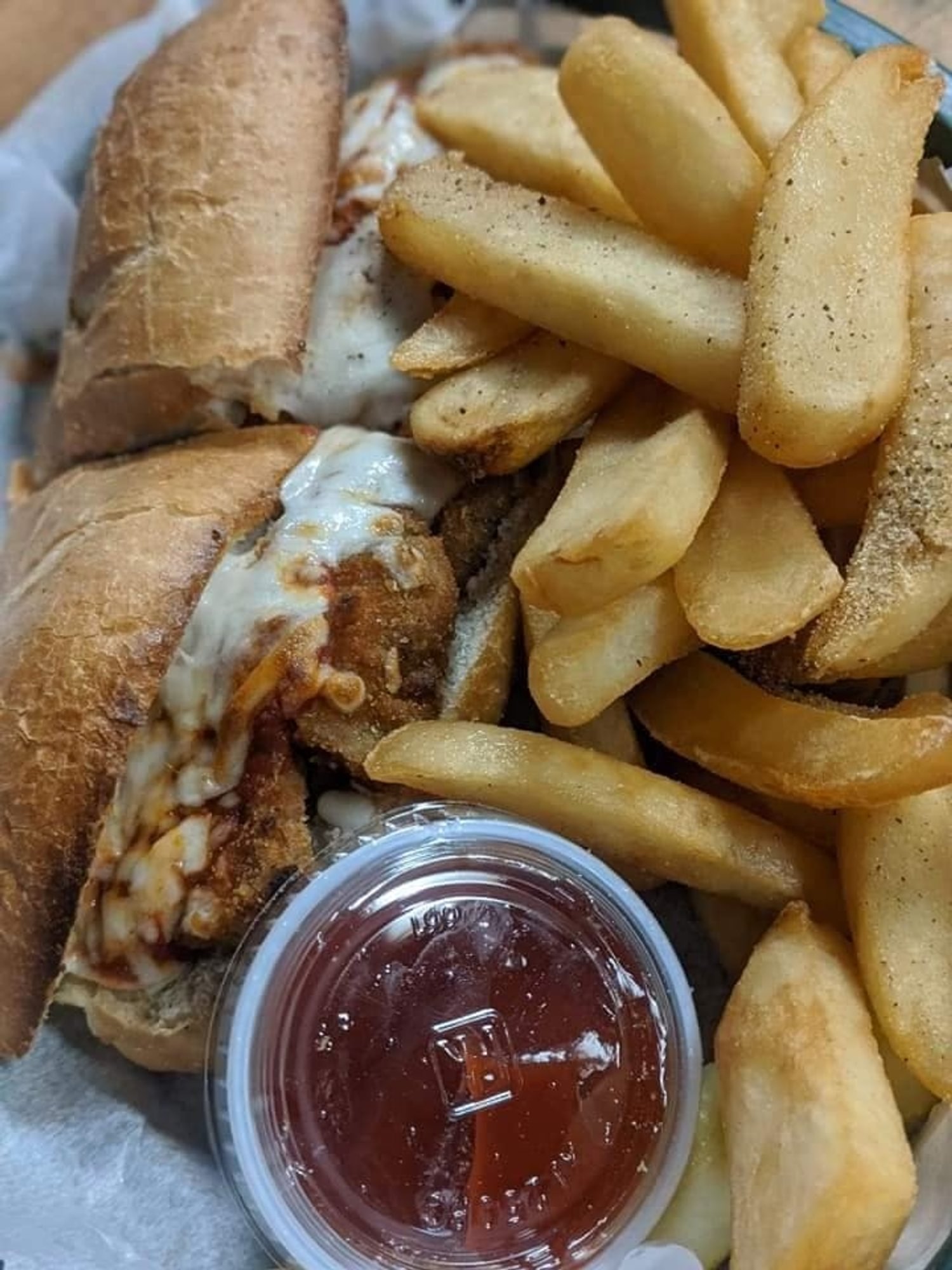 Chicken Parm Hot Sub