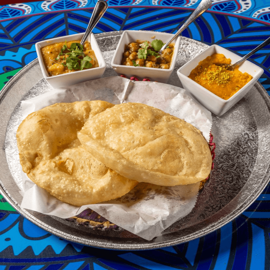 Halwa Puri Platter