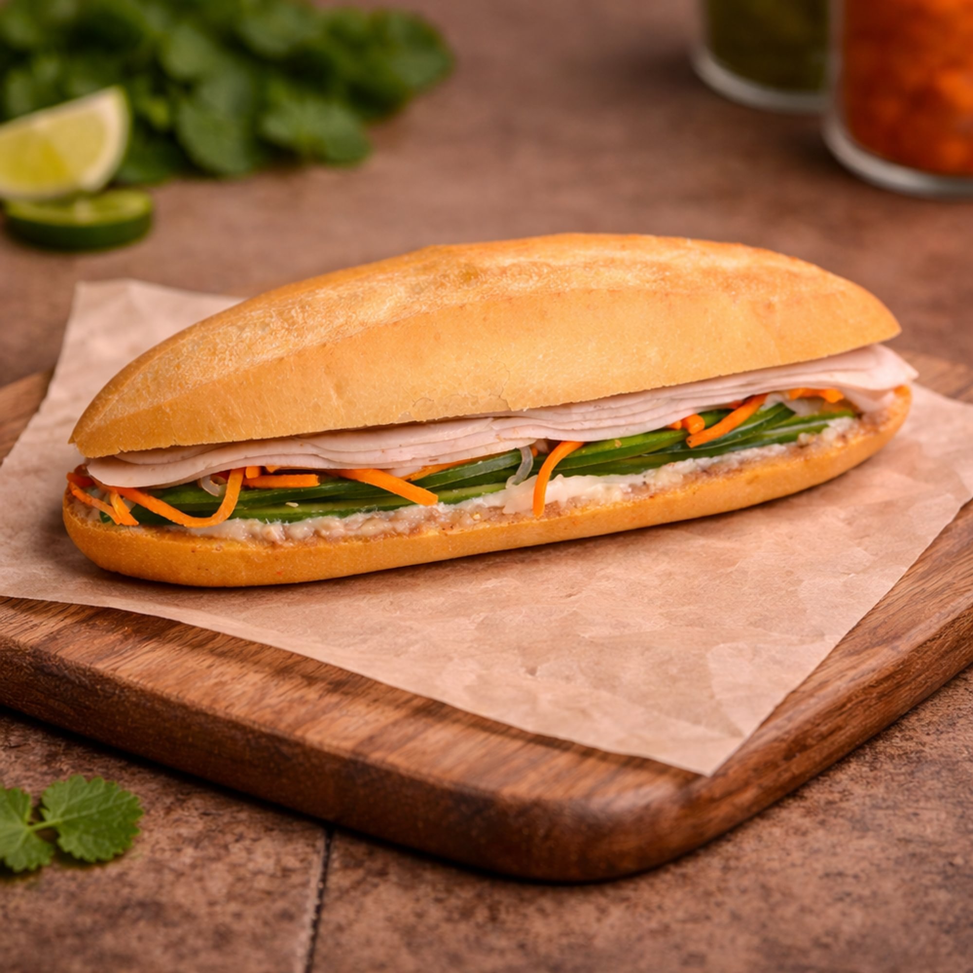 Pâté & Pork Roll Banh Mi