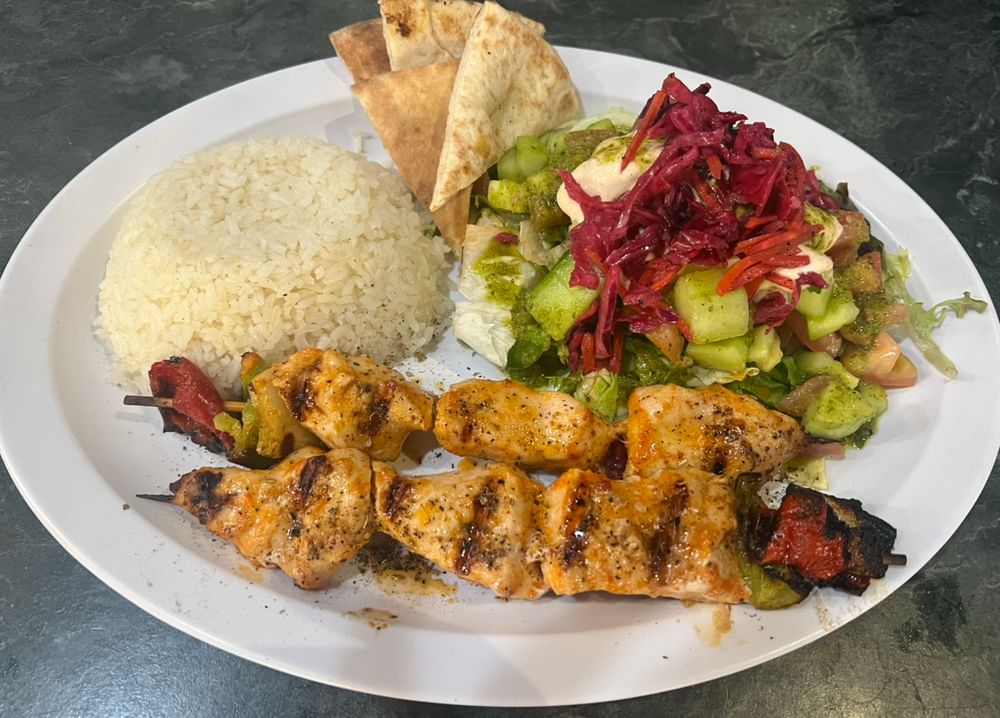 Chicken Shish-Kebab Plate