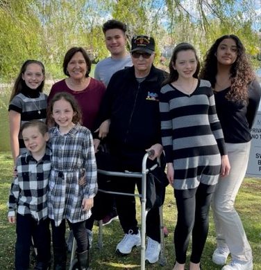 Victor Patkowski and his family