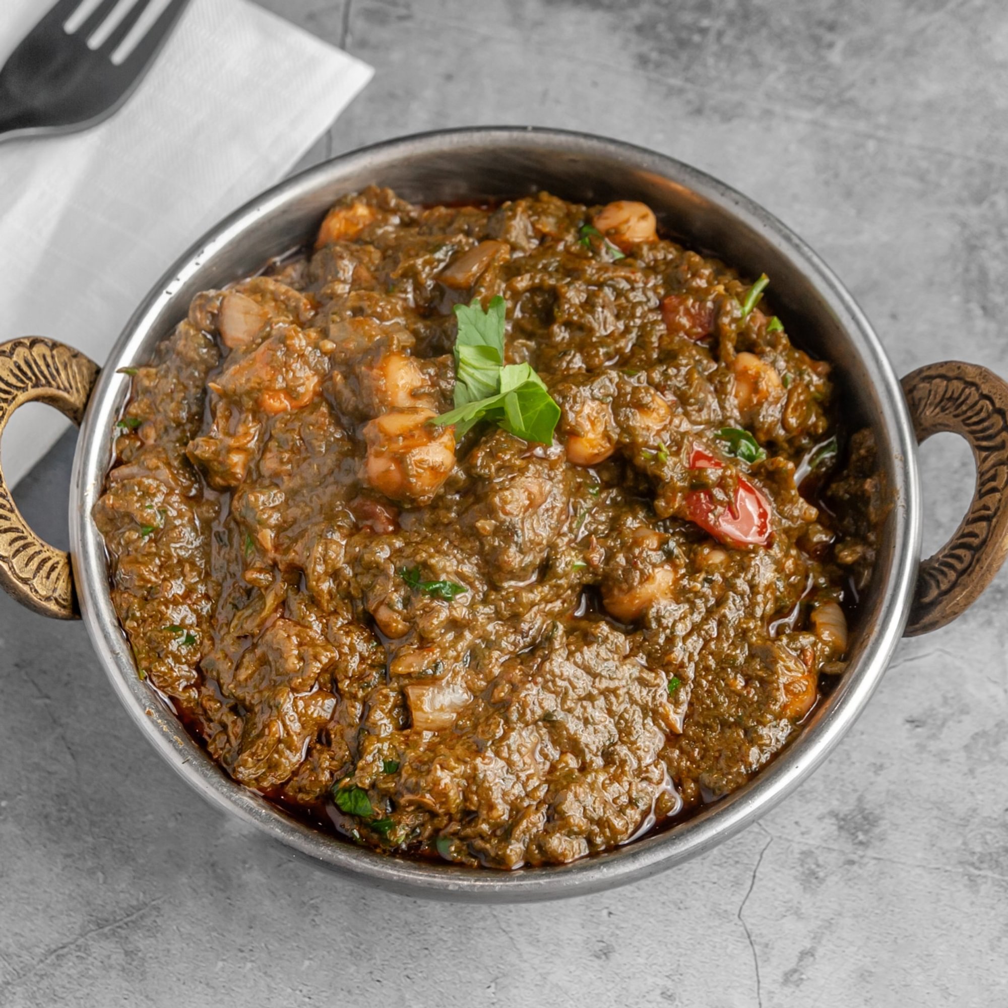 Vegan Saag Channa
