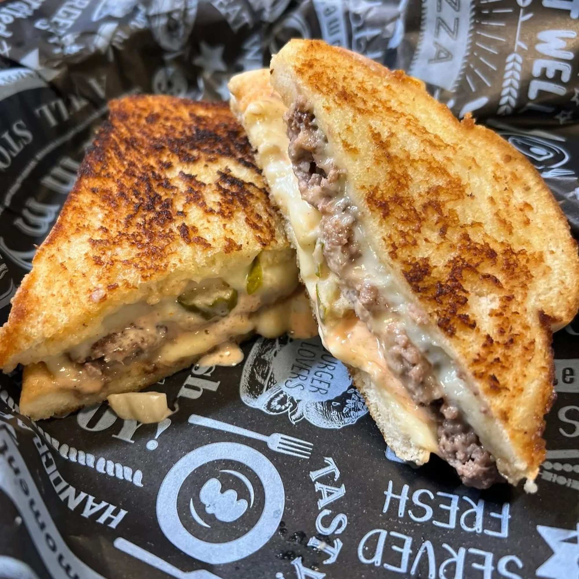 Smash Grilled Cheese