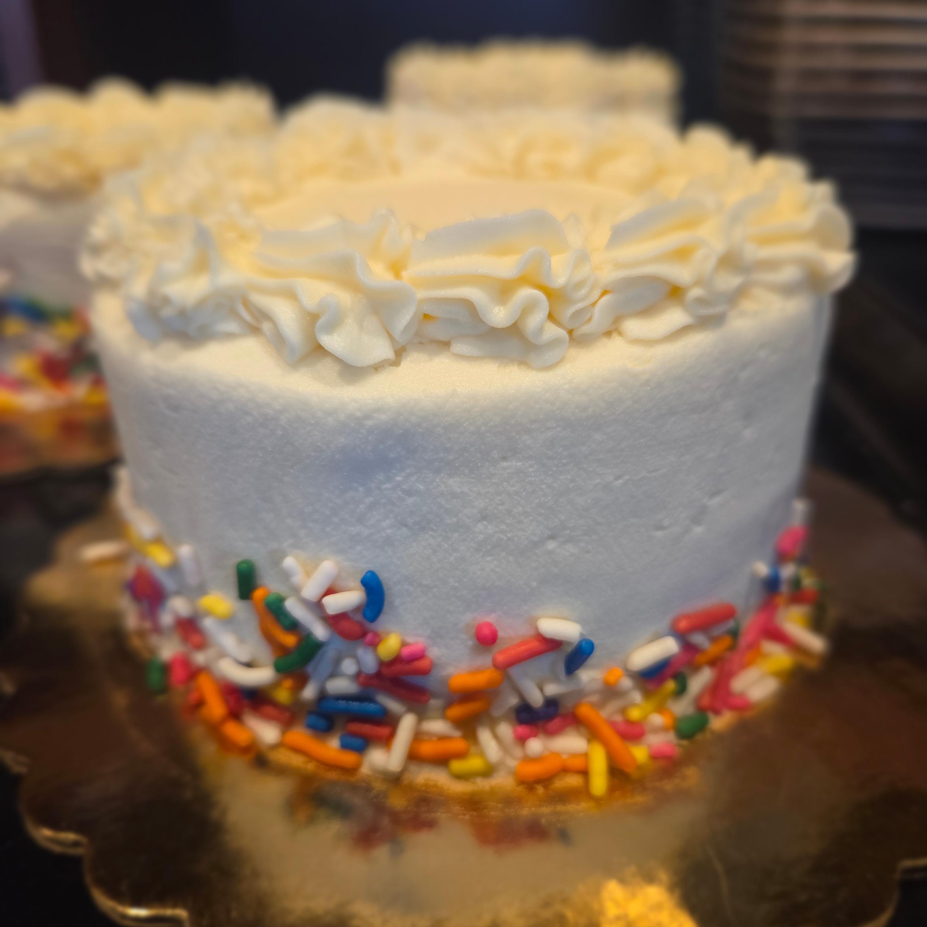 Vanilla Confetti Cake