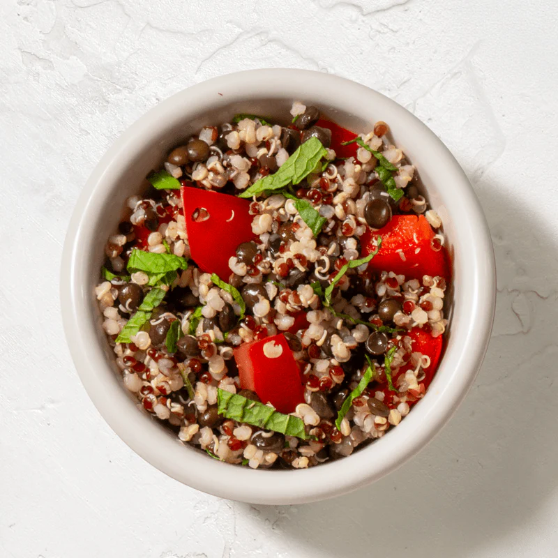 Side Quinoa Lentil Salad
