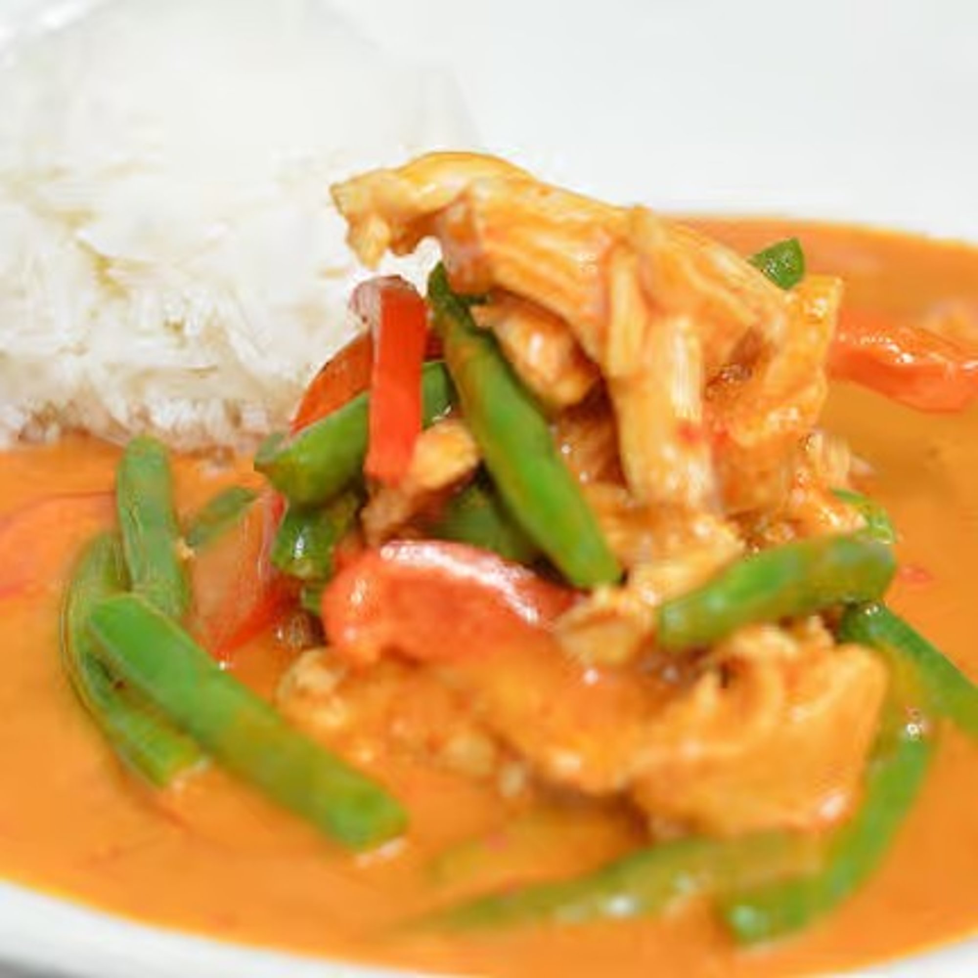 Salmon Panang Lunch