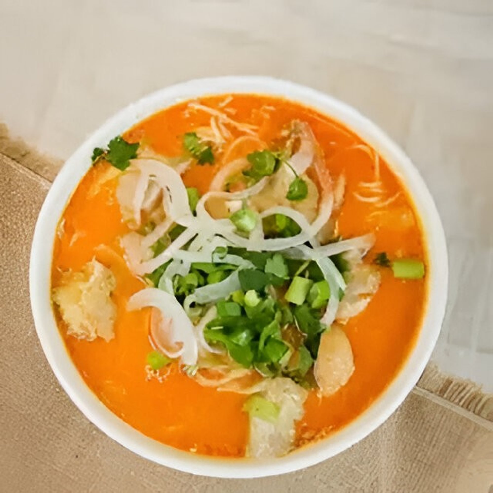 Tank's Vegetarian Curry Noodle Soup