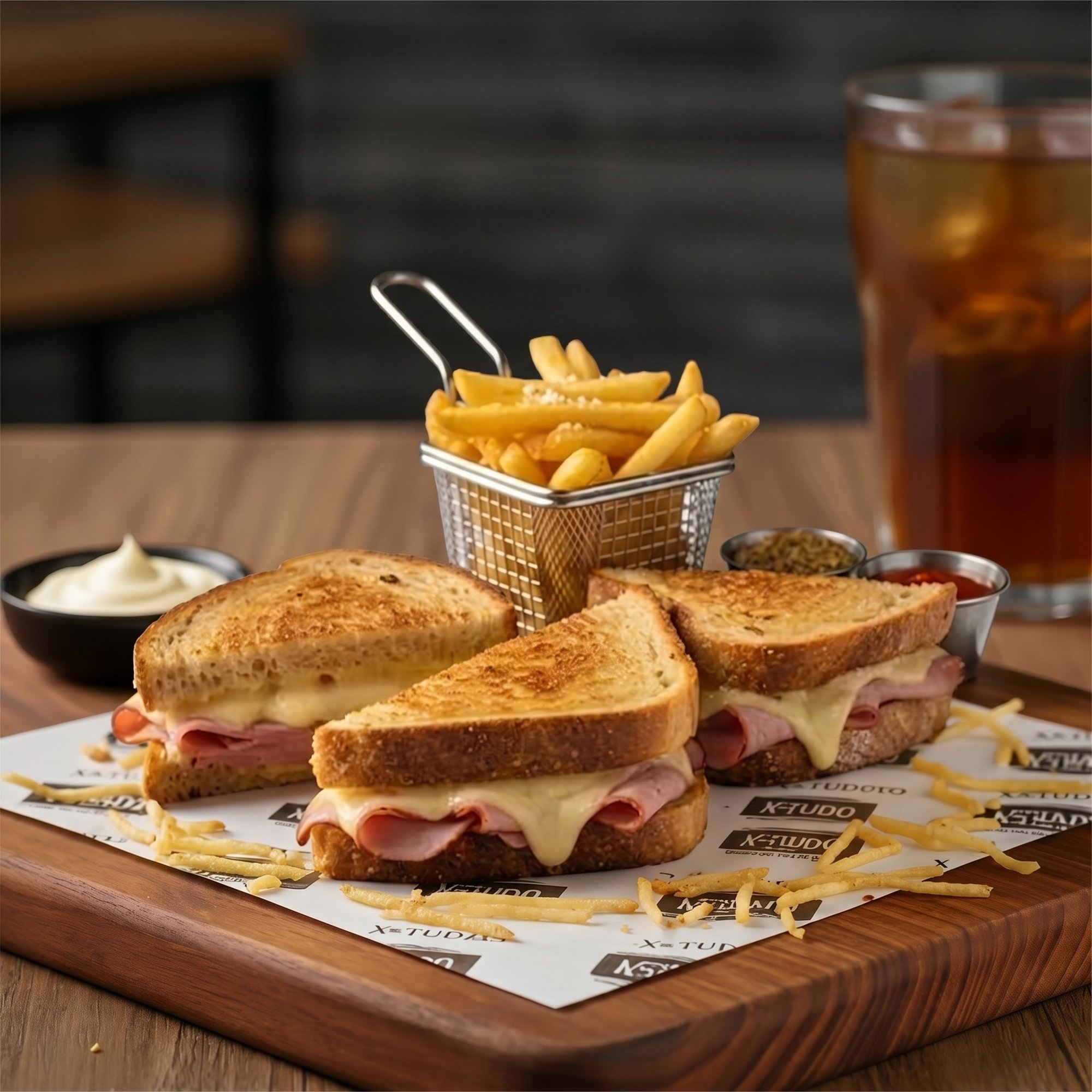 Grilled Ham and Cheese Sandwich