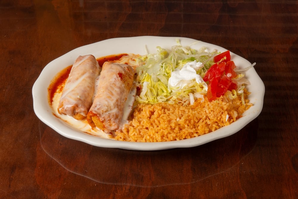 chimichangas dinner