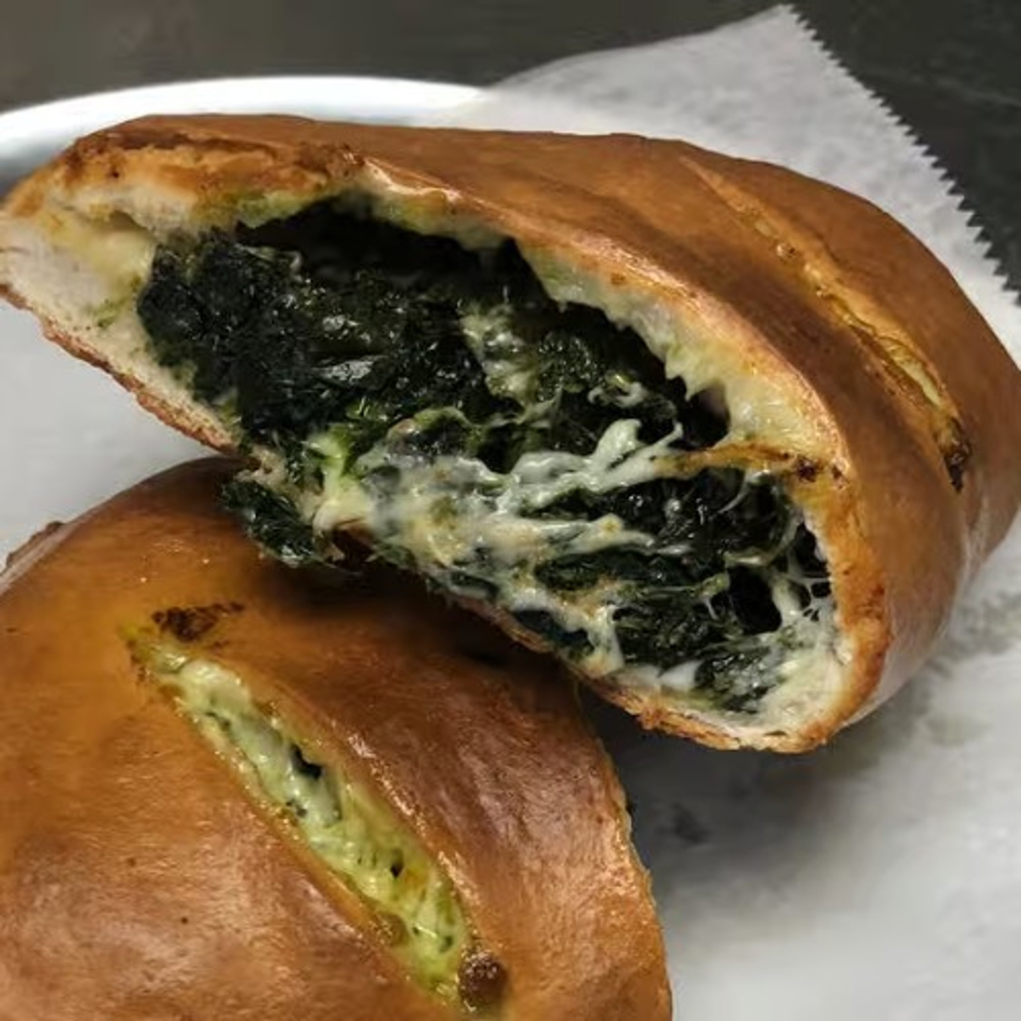 Spinach and Cheese Calzone