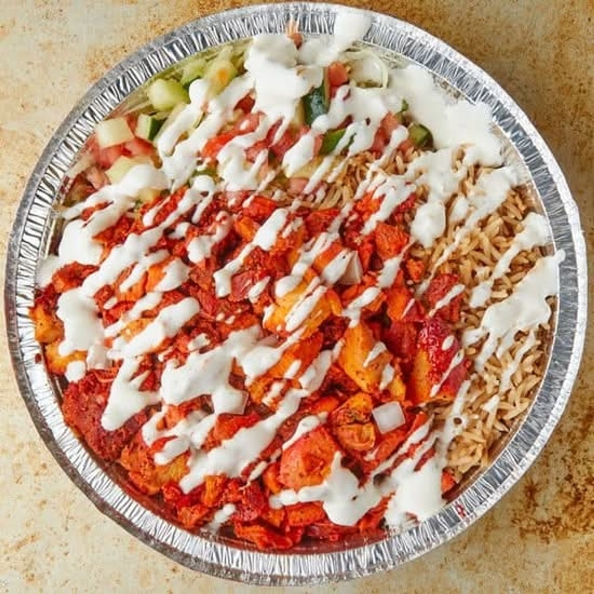Combo (Lamb & Chicken) Over Rice