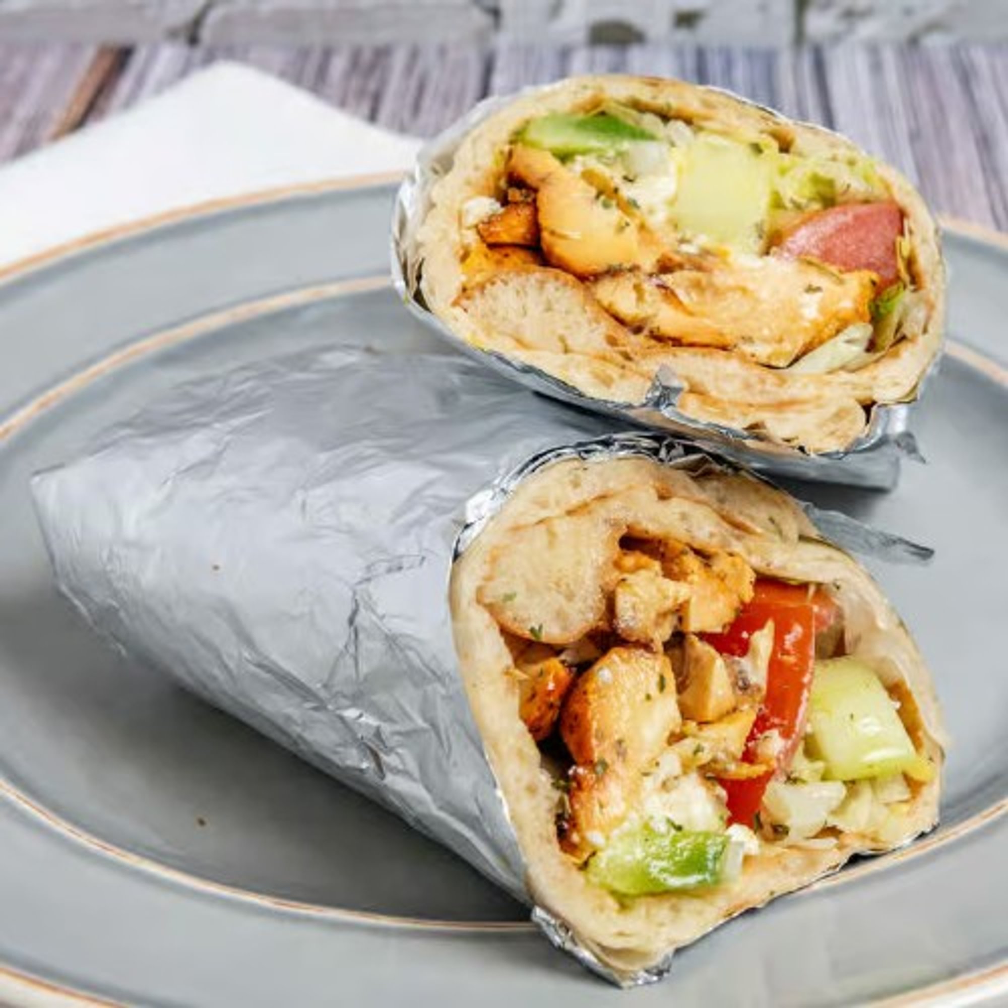 Chicken Kabob Wrap