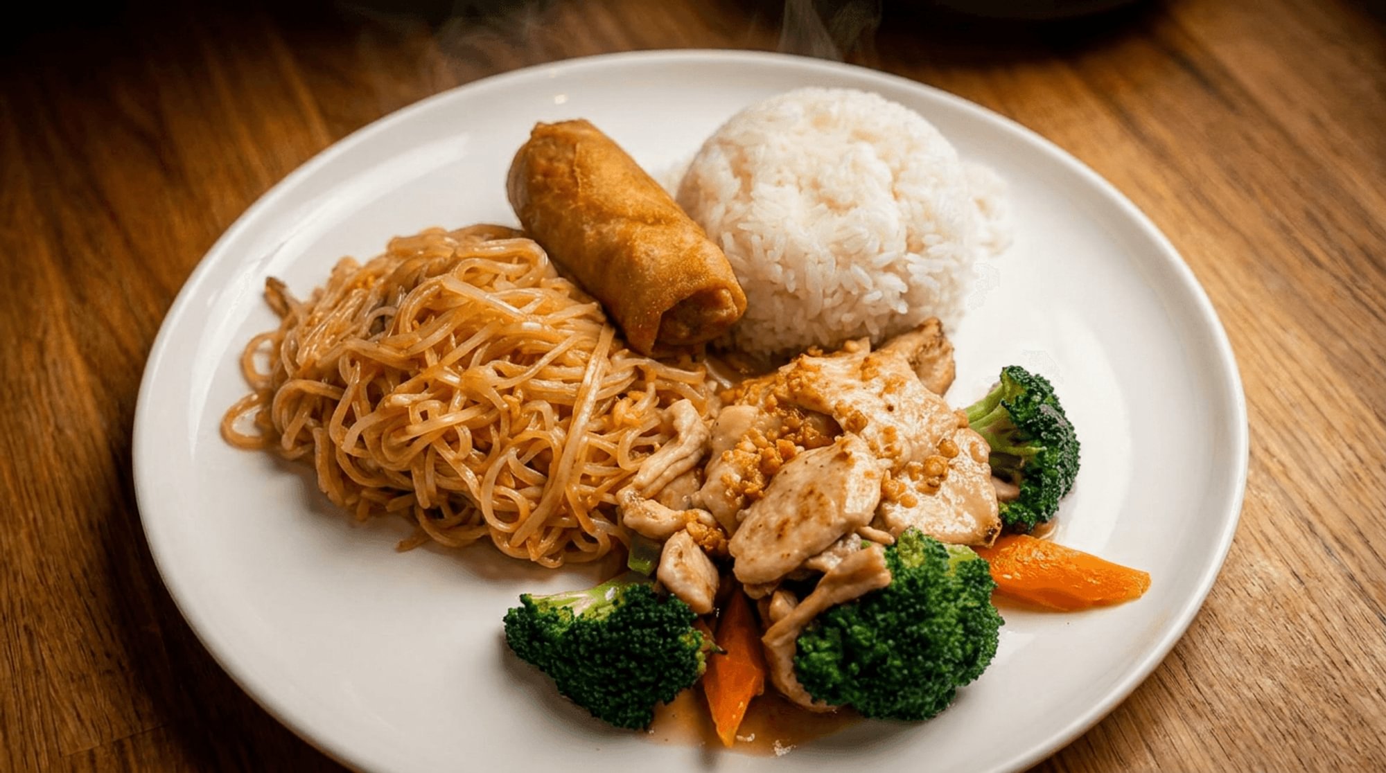 Combo C: Garlic Chicken