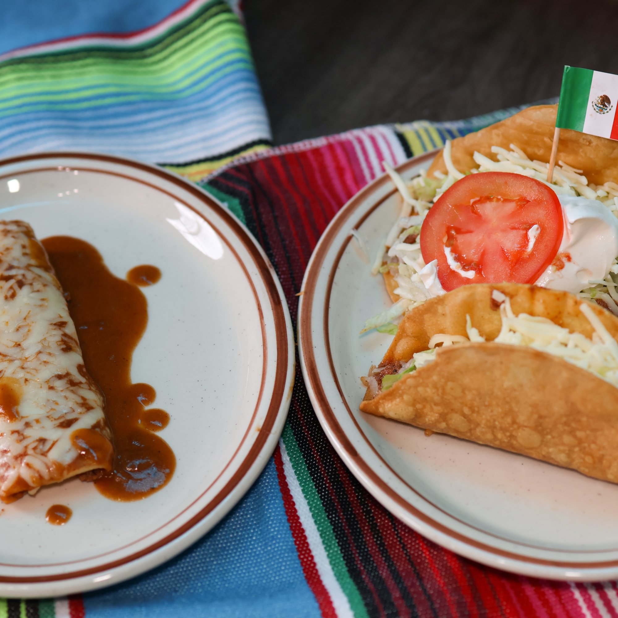 2. Taco, Enchilada & Chalupa