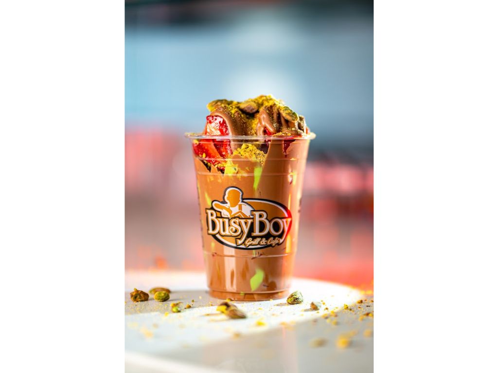 Chocolate Dubai Fruit Cup.