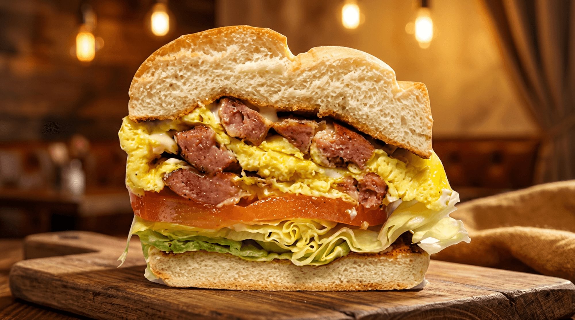 Polish & Egg Sandwich