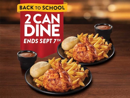 2 Can Dine for $19.99
