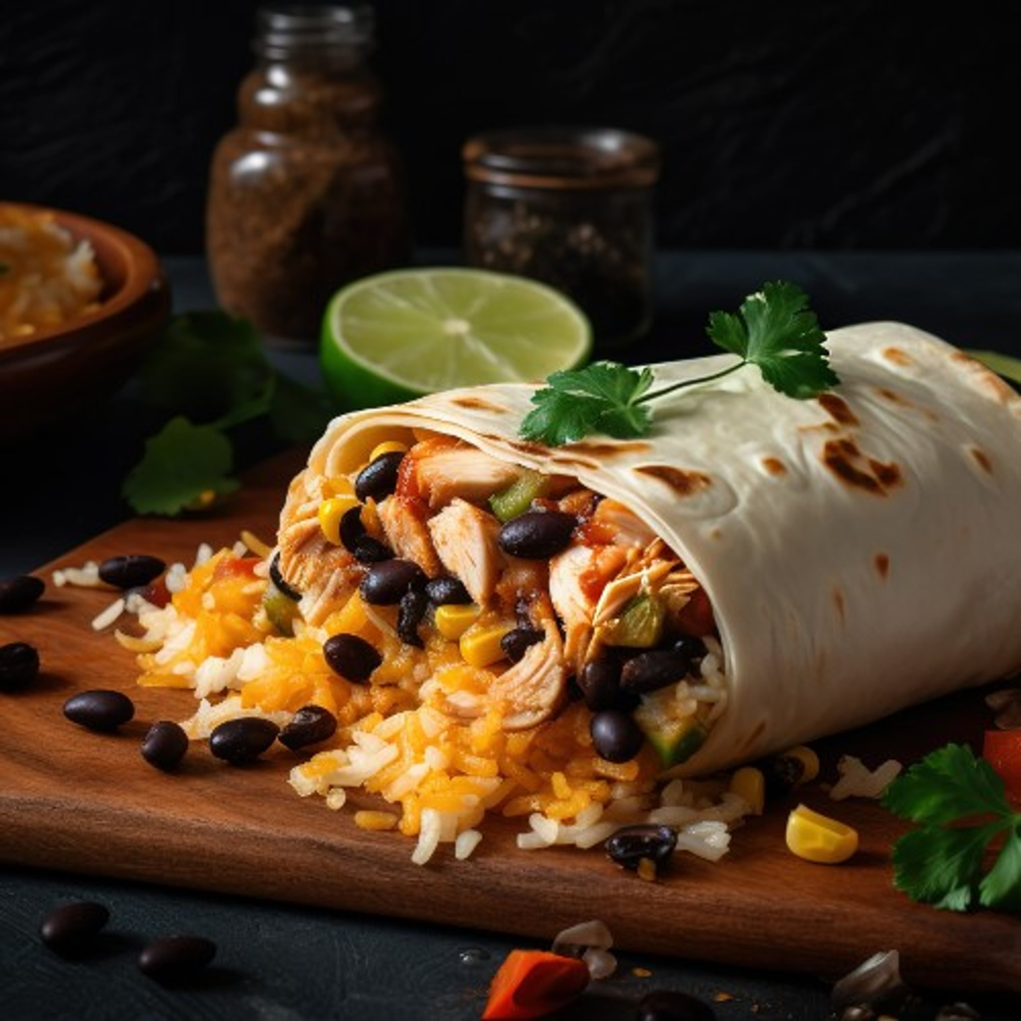 Veggie Fajita Burrito
