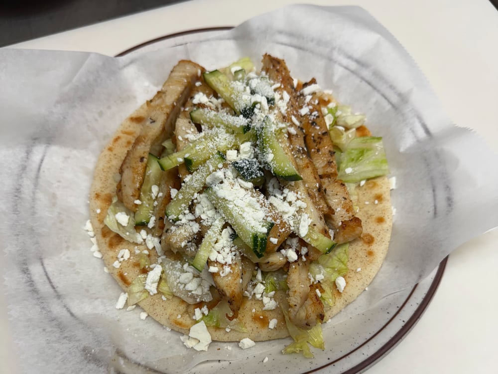 Chicken Greek Pita