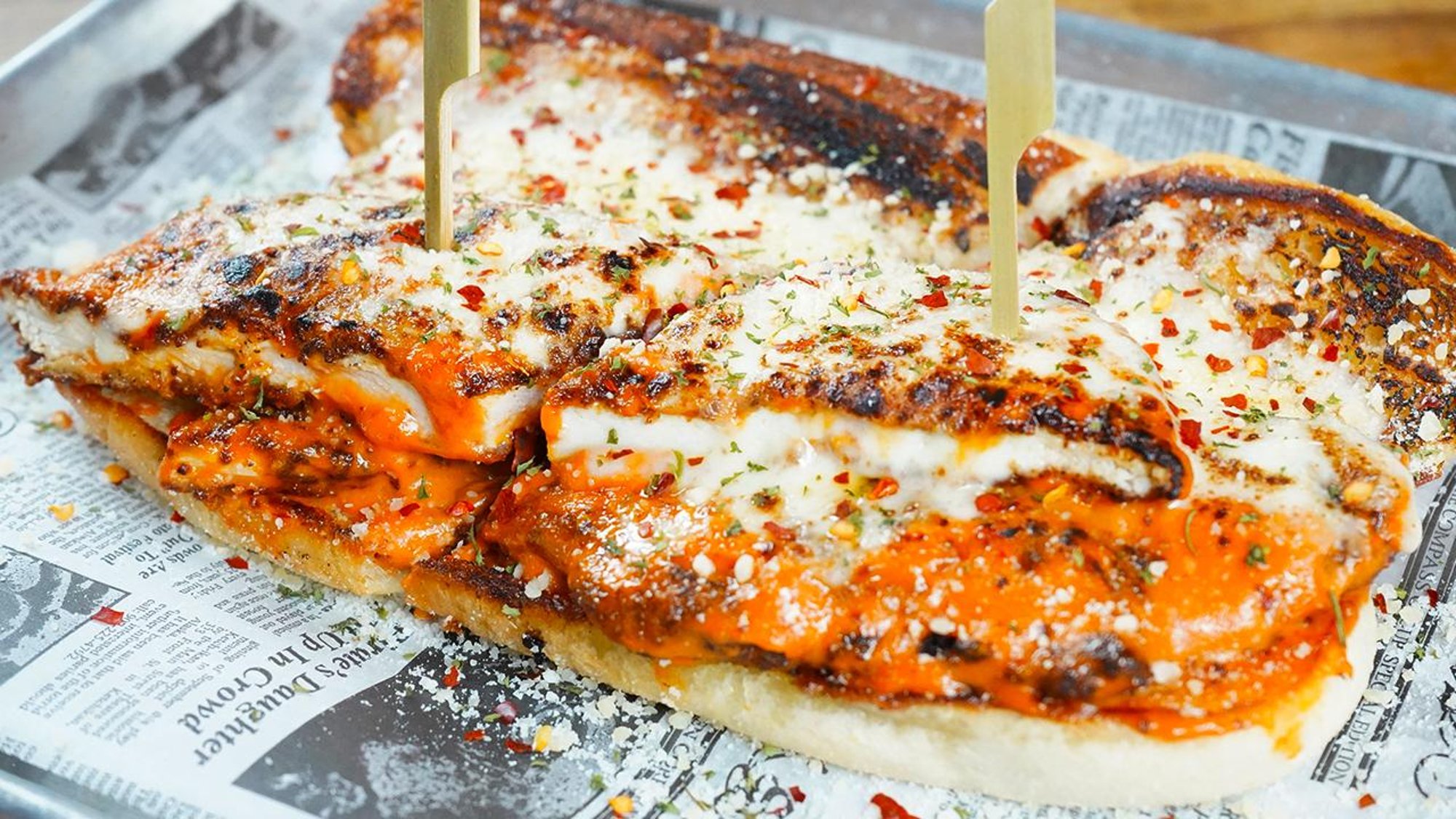 "Capone's Favorite" - Chicken alla Vodka Sandwich