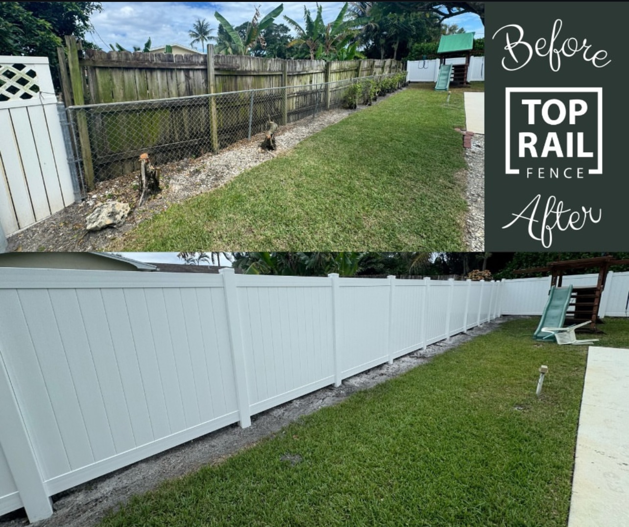 Top Rail Fence Pompano Beach Image