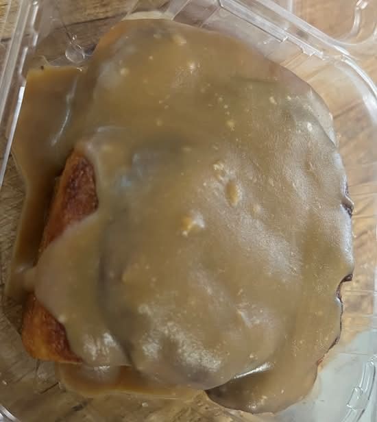 Toffee Rum Cinnamon Roll