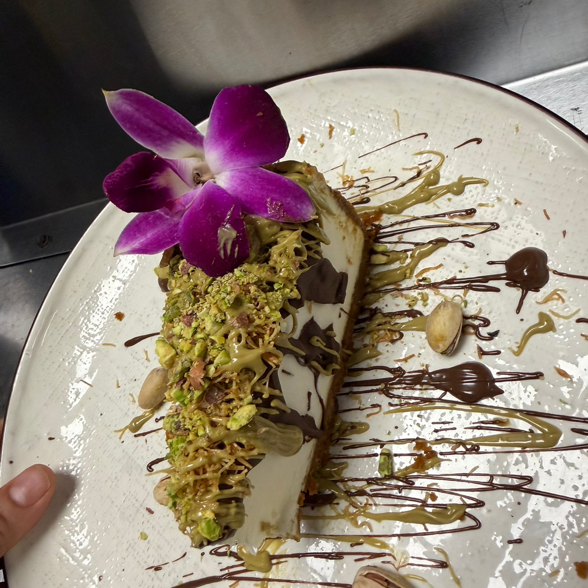 Dubai Chocolate Cheesecake