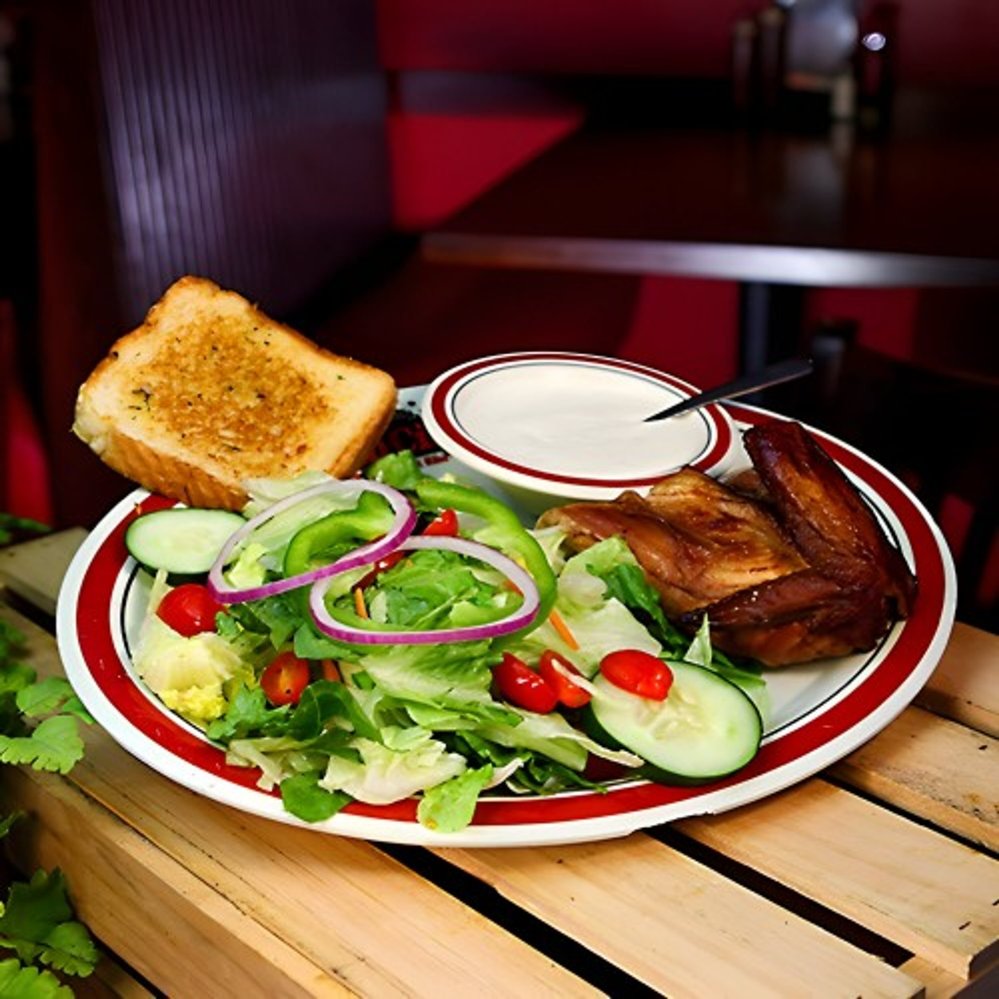 BBQ Chicken & Salad