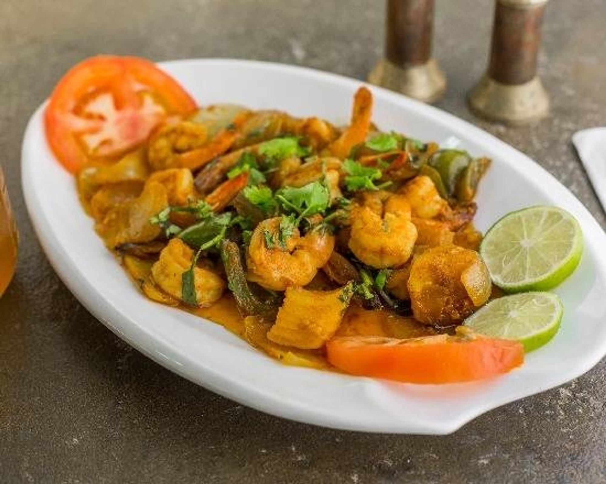 Shrimp with Vegetable Curry