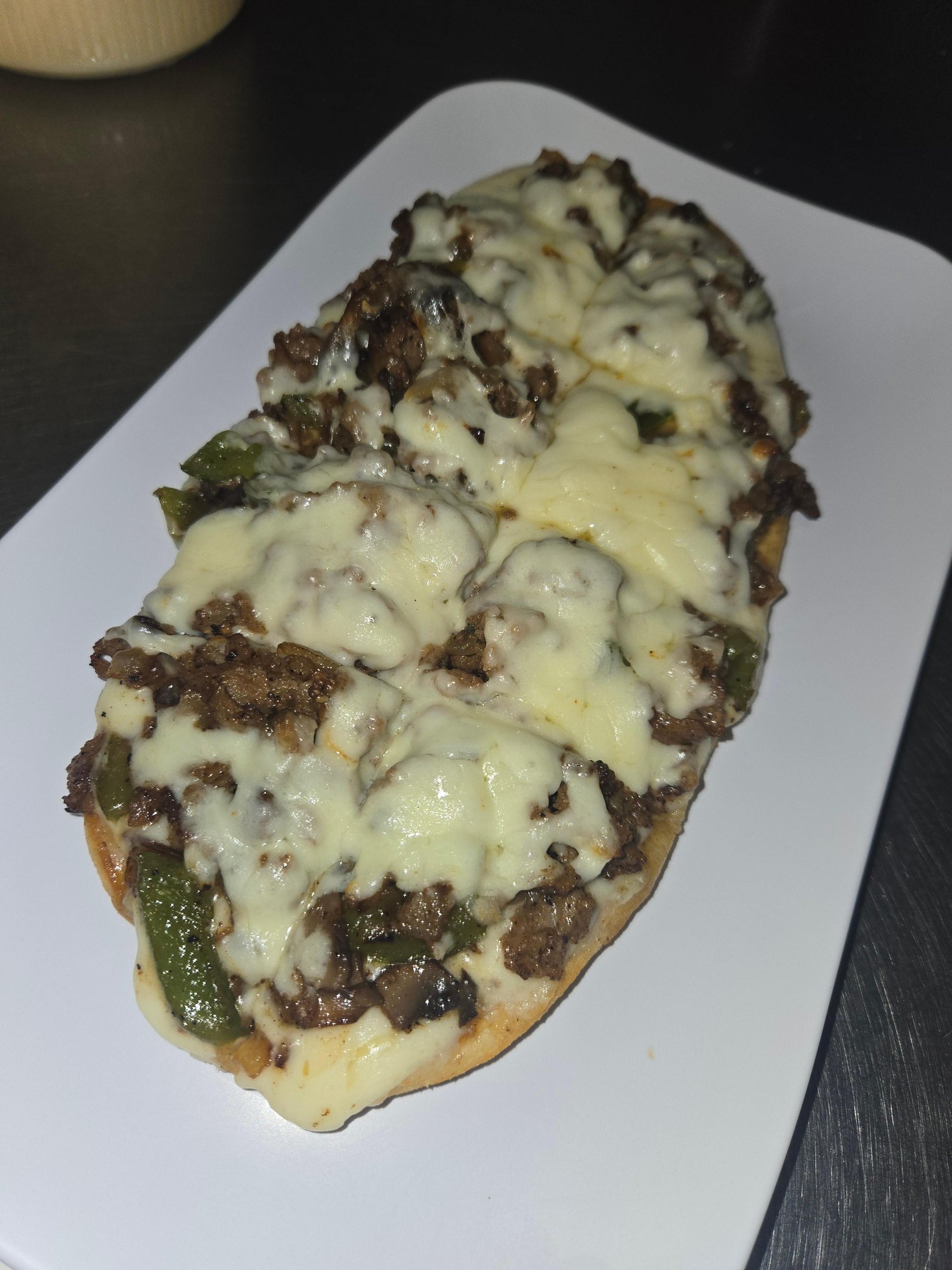 Philly Cheesesteak Flatbread