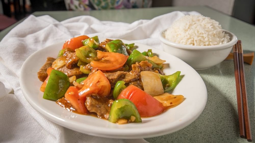 Beef, Tomato & Green Peppers