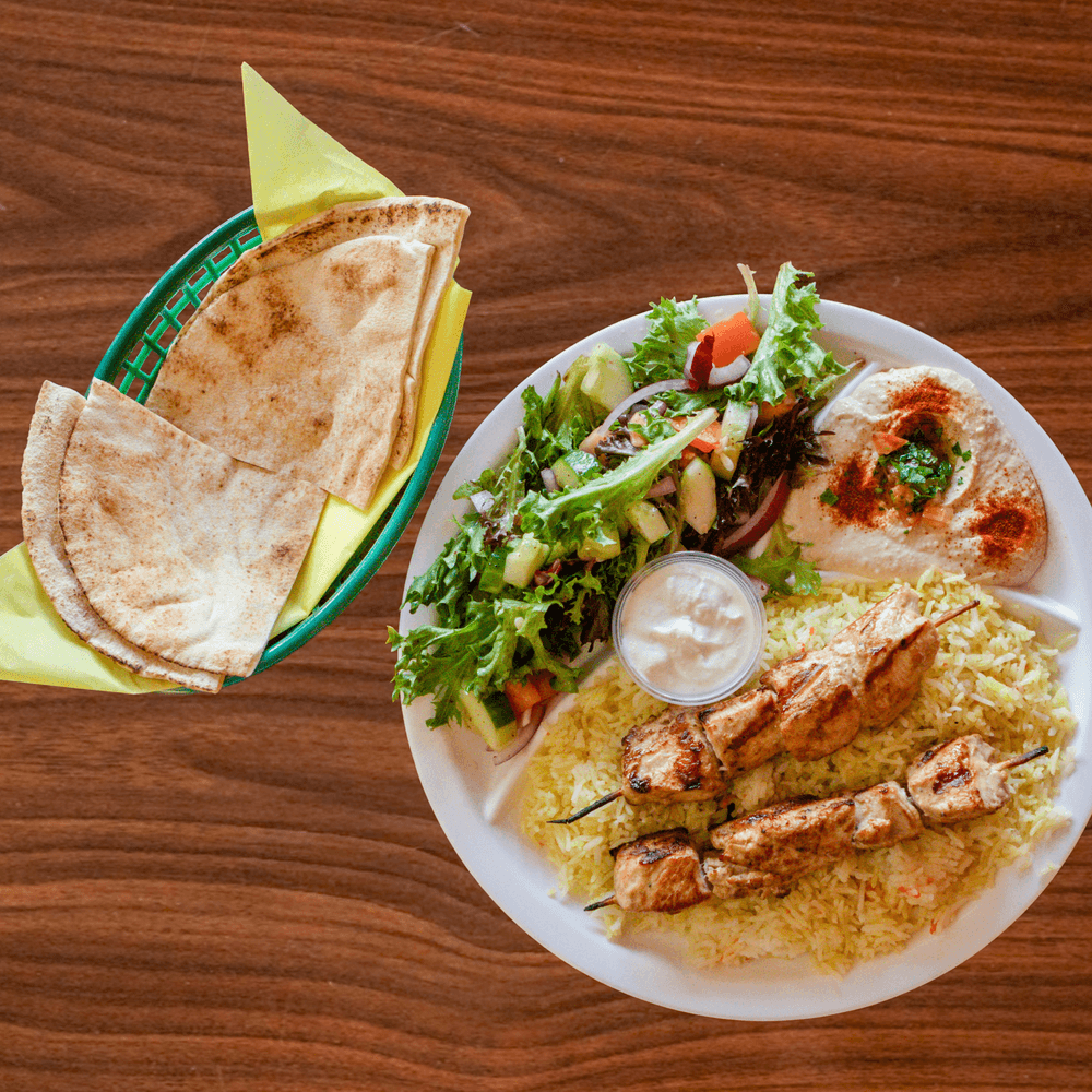 Chicken Kabobs Plate