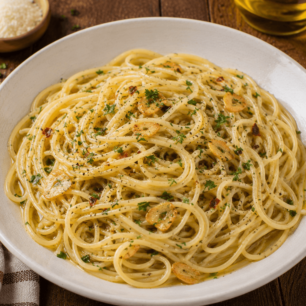 Pasta with Garlic and Oil
