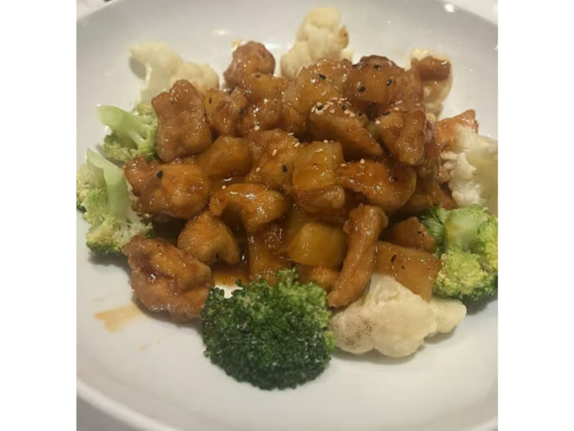 Lunch Pineapple Sesame Chicken
