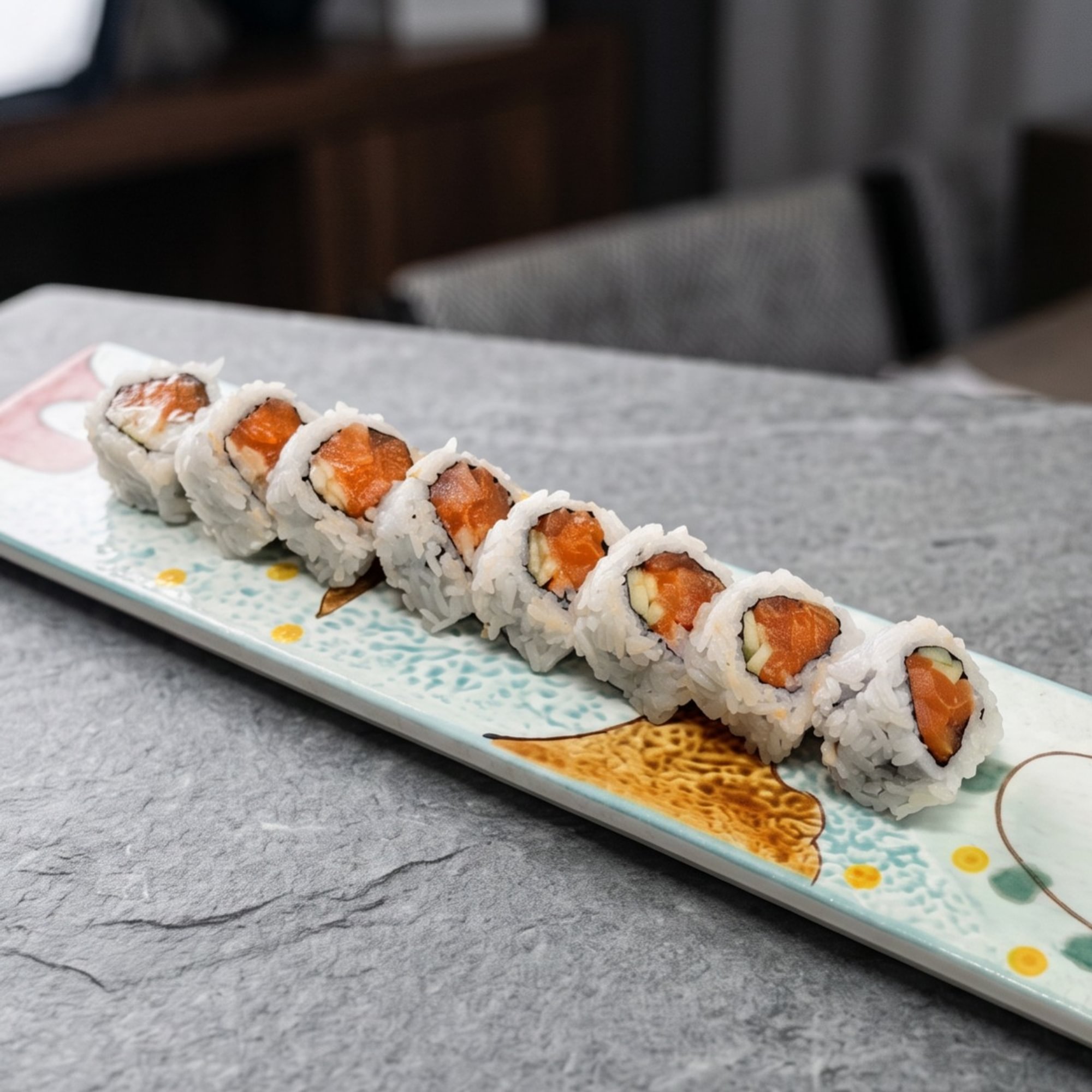 Spicy Salmon Roll (8)