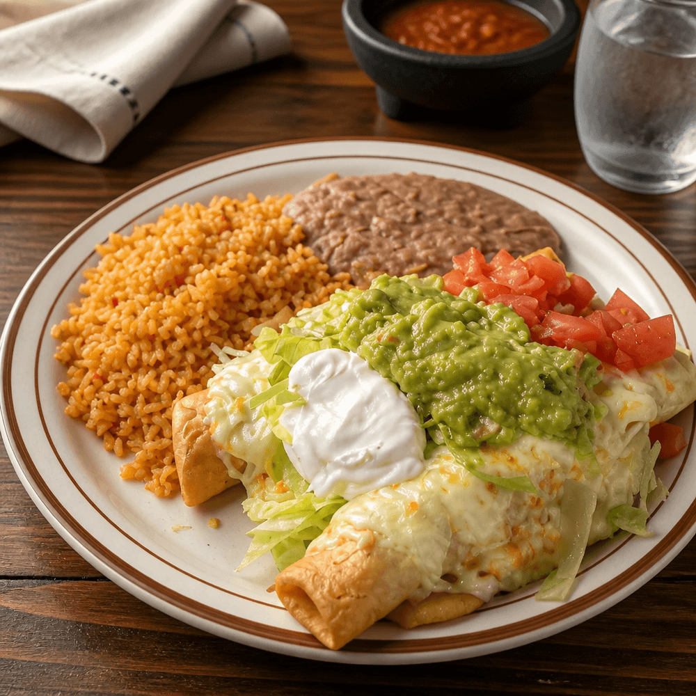 Lunch Chimichangas