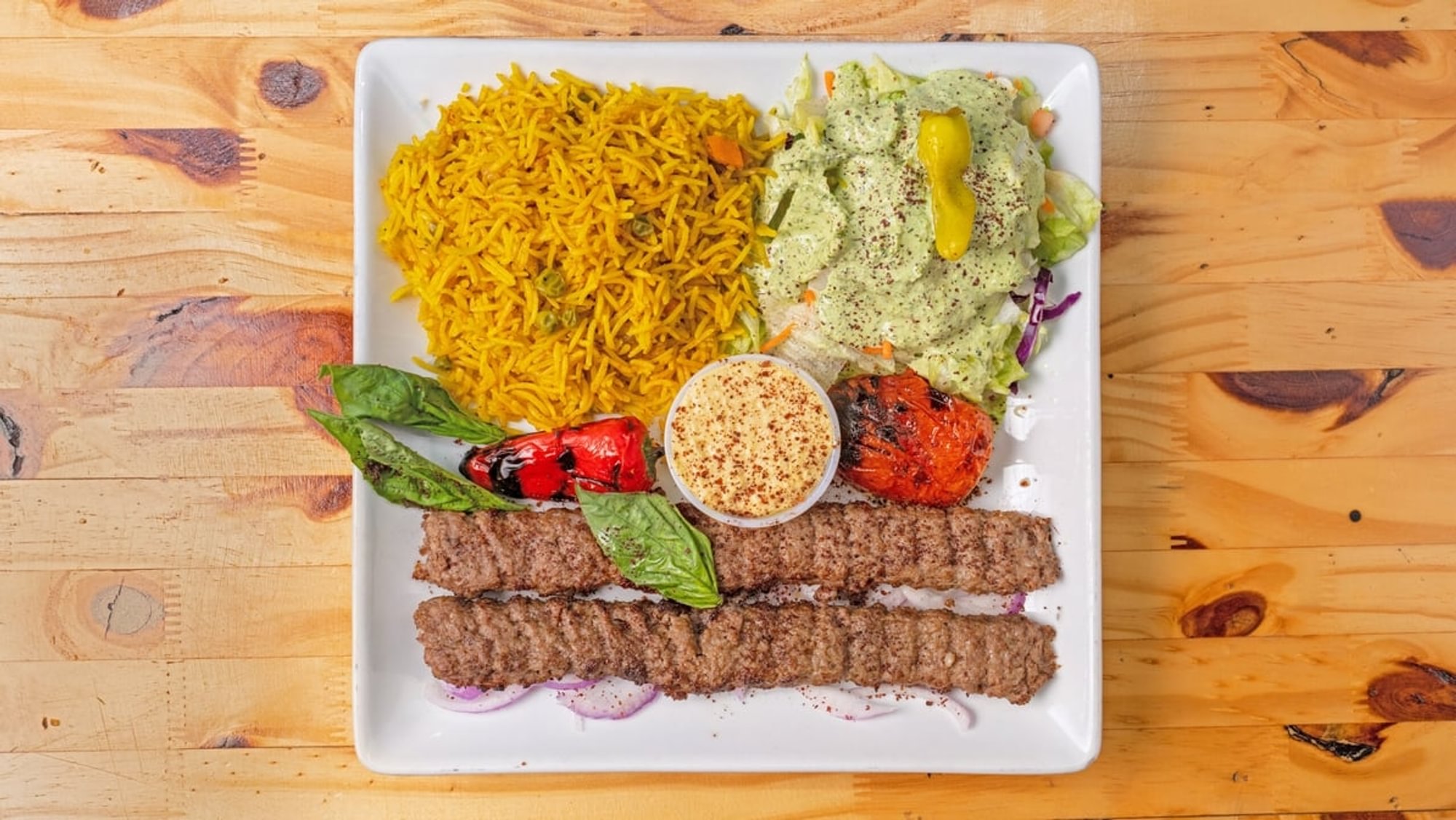Beef Kabob Plate