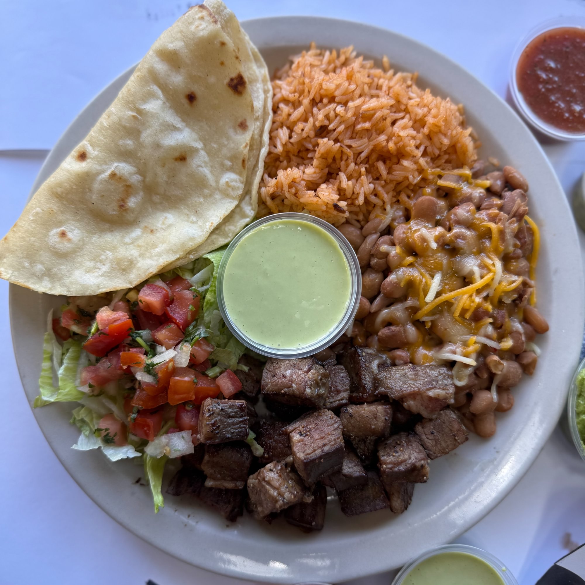 Flank Steak Dinner Plate