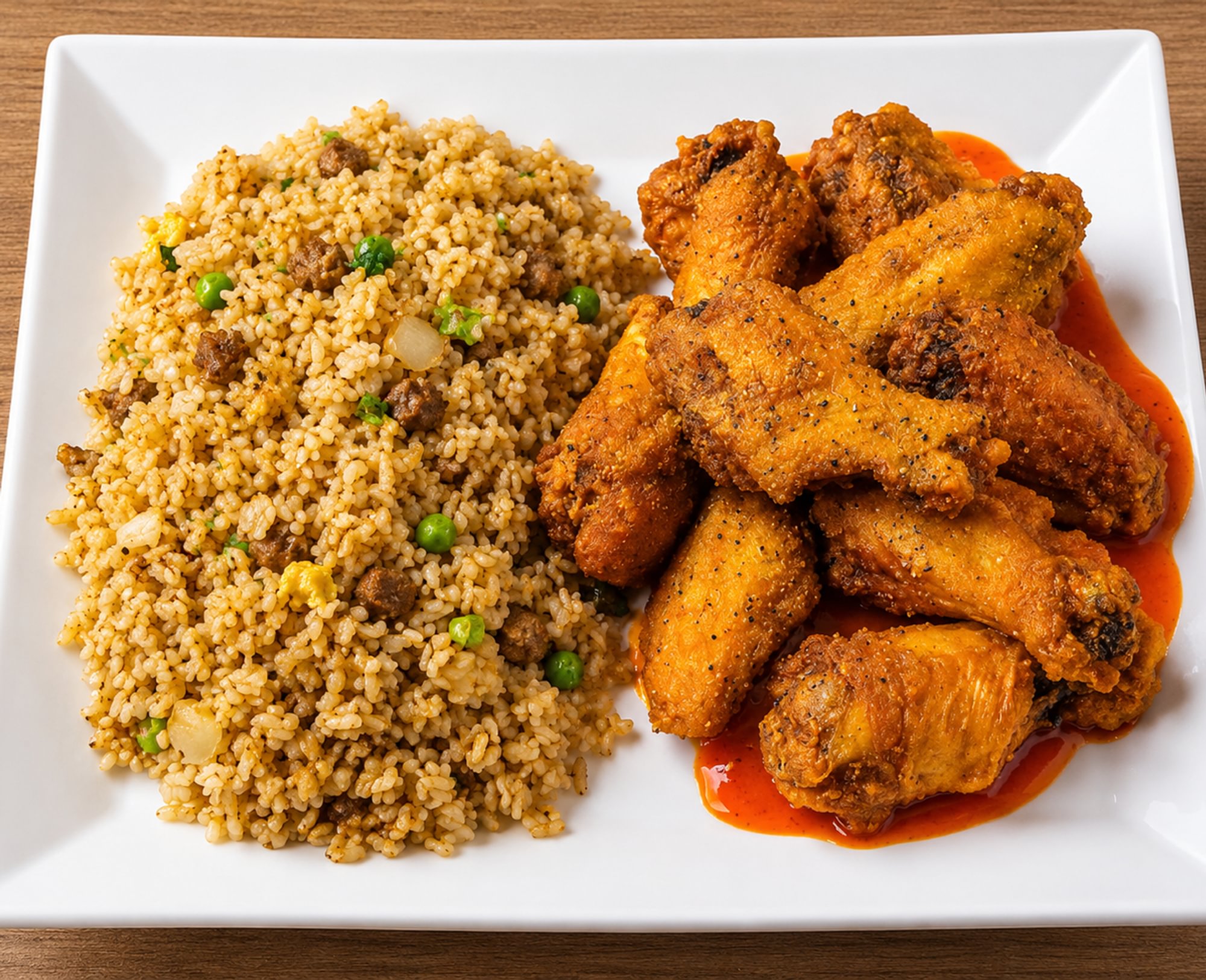 Combo 8: Wings & Fried Rice Special