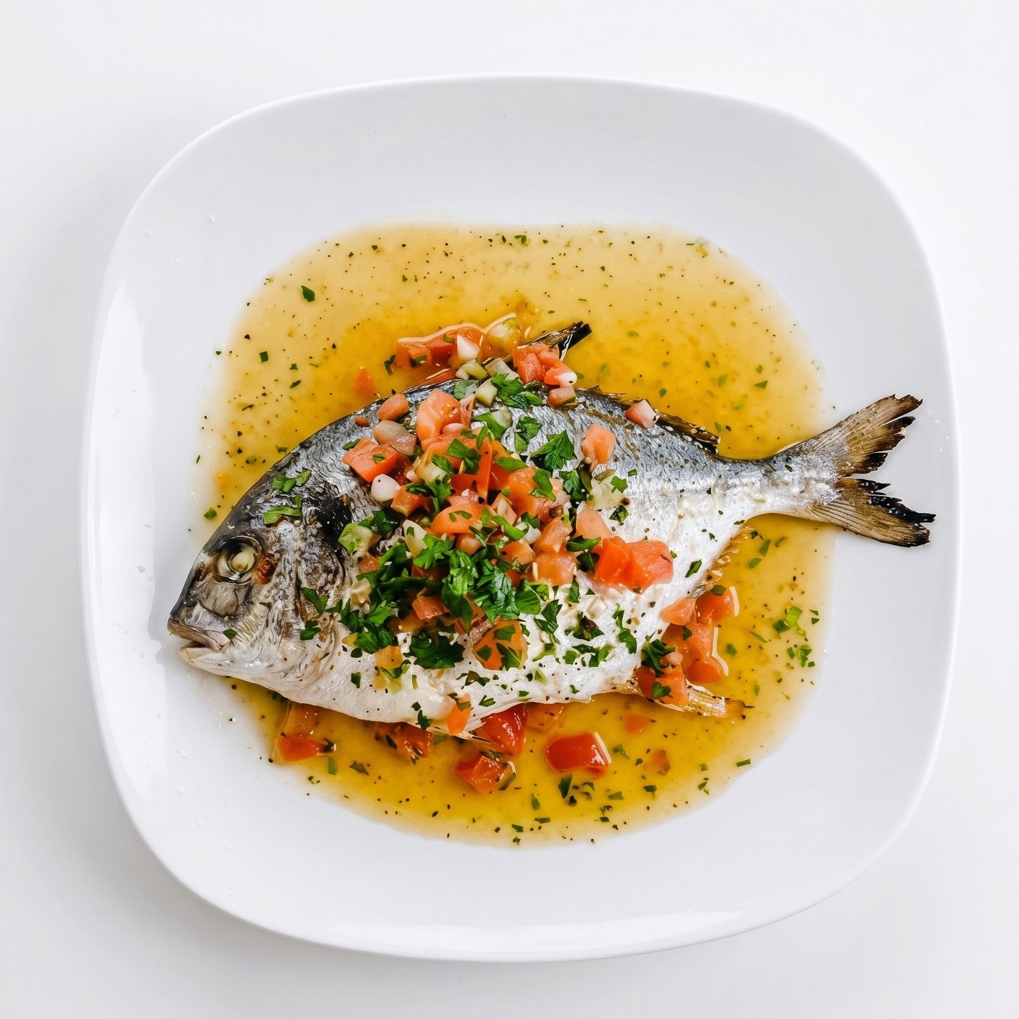 Grilled Whole Pompano