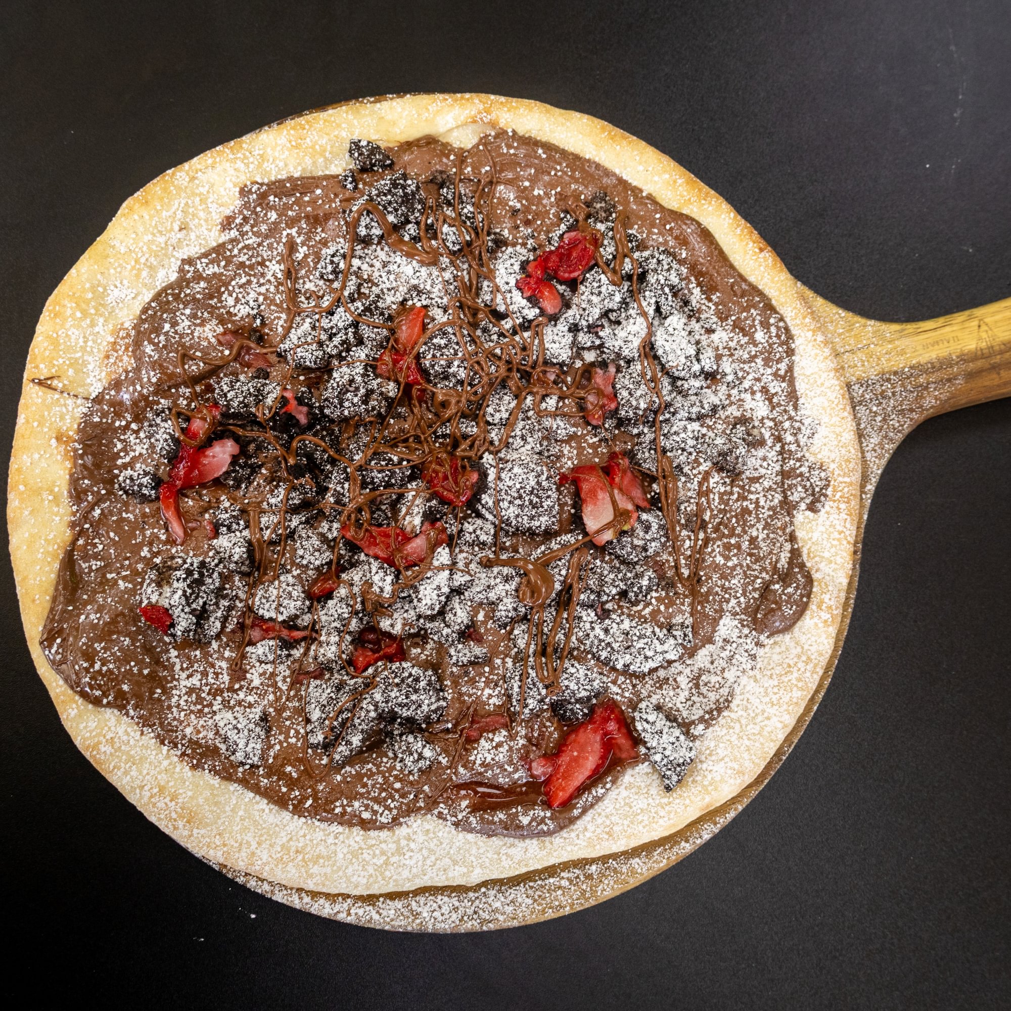 Nutella Strawberry & Banana Dessert Pie