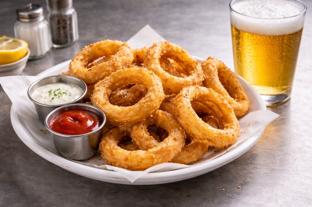Beer-Battered Onion Rings