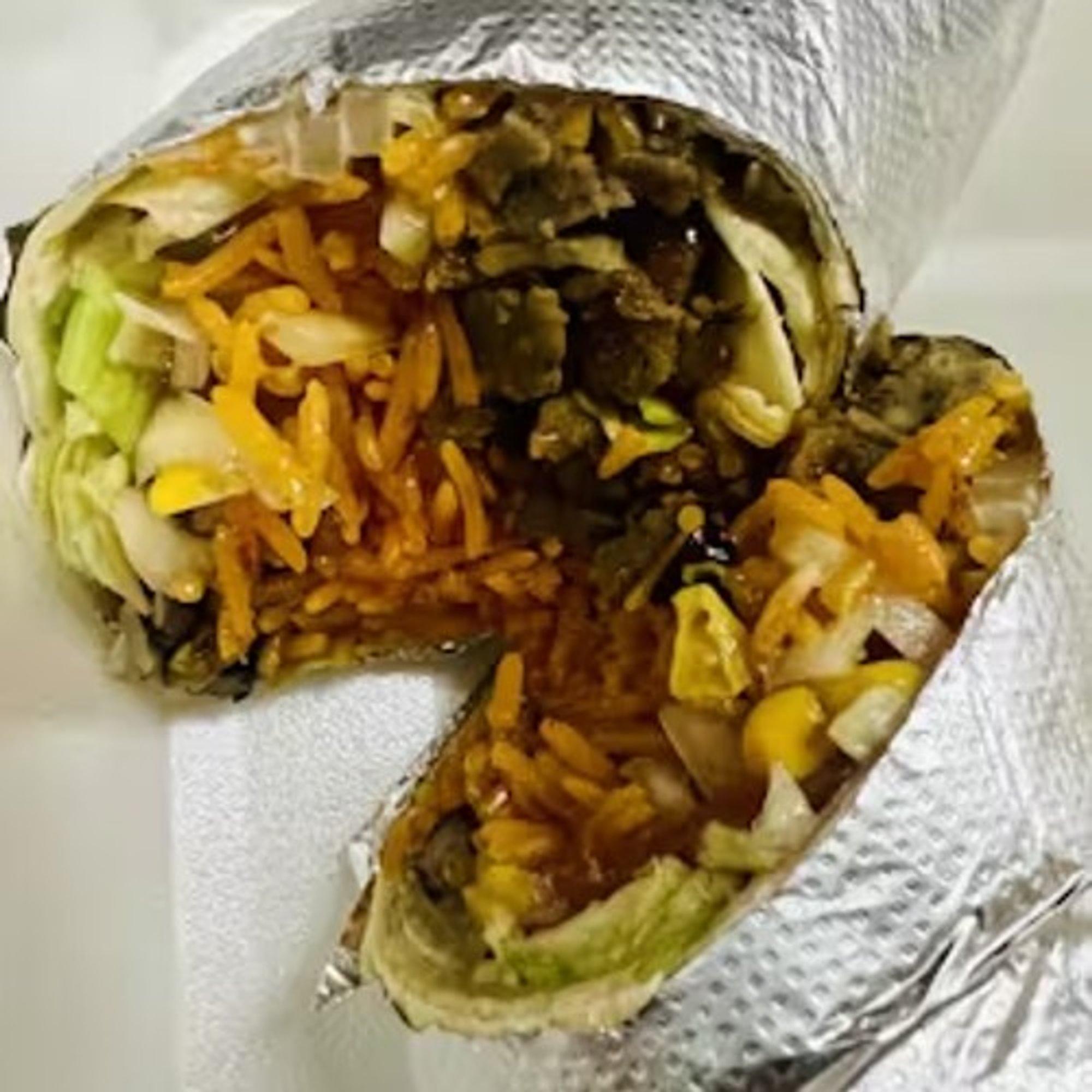 Chicken & Falafel Burrito