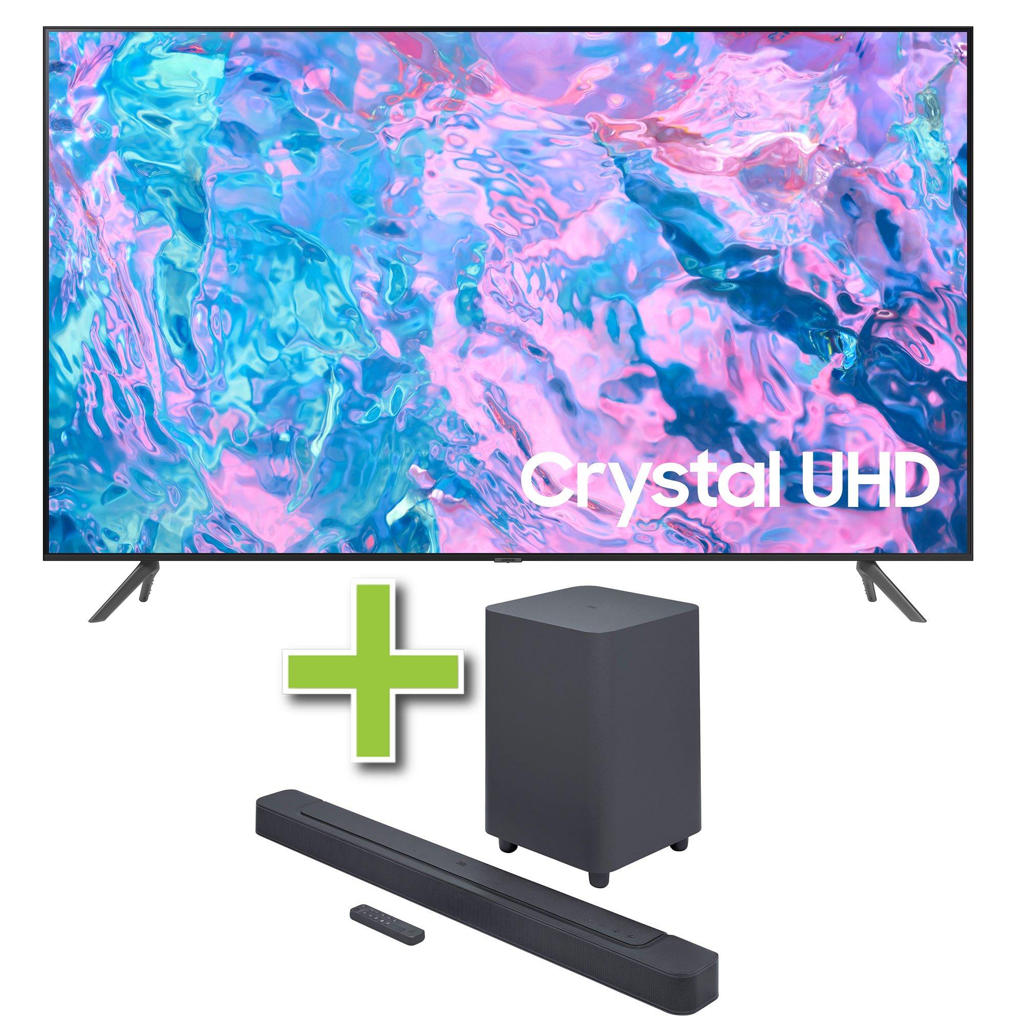 85" Samsung 4K UHD Smart TV & JBL 5.1 Channel Soundbar w/ Wireless Subwoofer