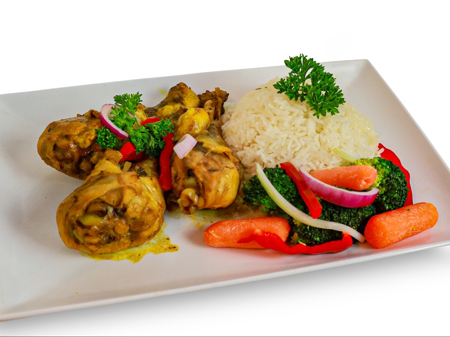 Med. Curry Chicken