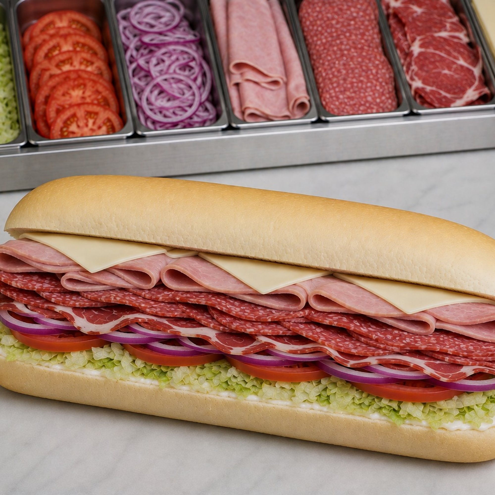 Italian Cold Cut Submarine